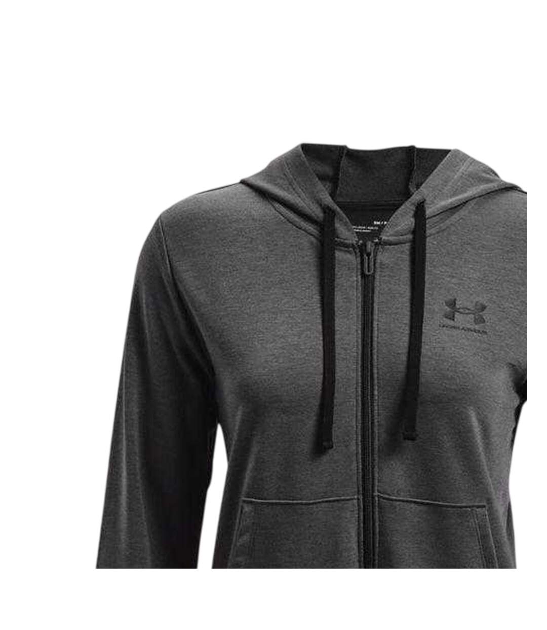 Veste À Capuche Rival Terry Femme Gris Under Armour-3