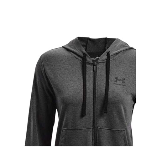 Veste À Capuche Rival Terry Femme Gris Under Armour