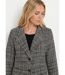 Manteau aspect lainage mi long col tailleur-4