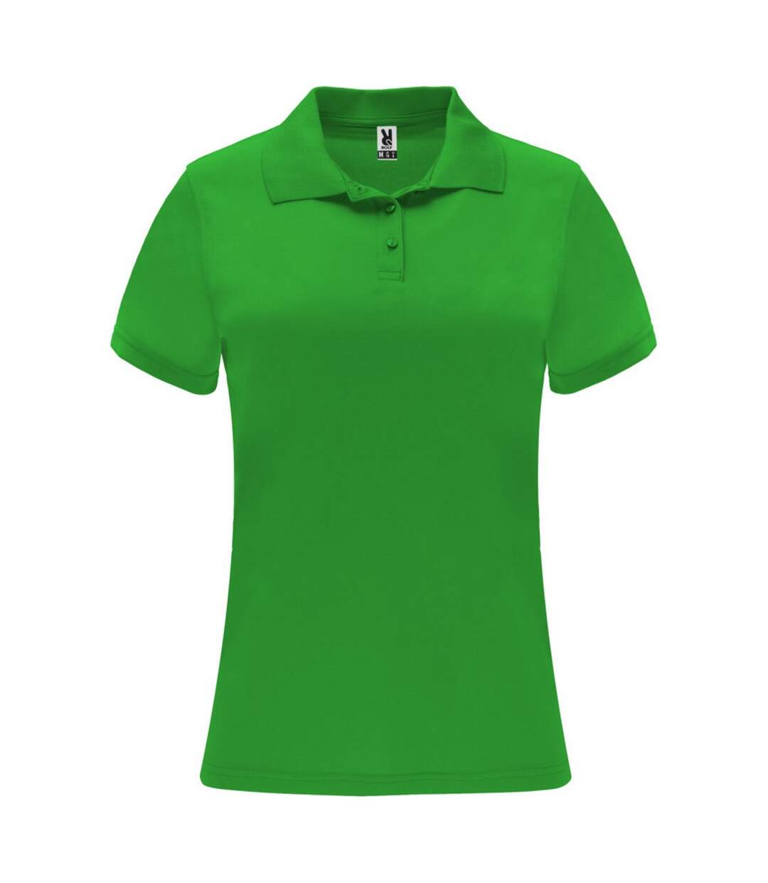 Womens/ladies monzha short-sleeved sports polo shirt fern green Roly-1