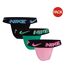 Pack Of 3  Mens Jock Strap  Black Green Pink Nike-1