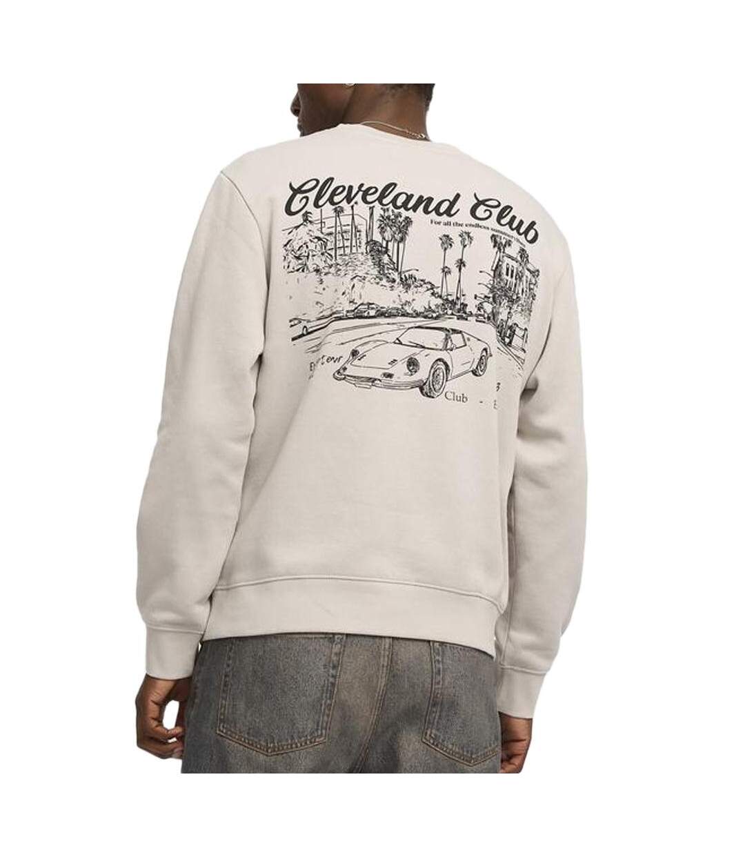 Sweat beige homme jack & jones bradley - l-2