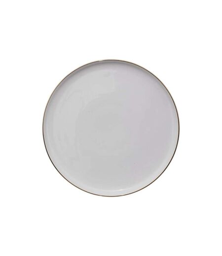 Lot de 6 Assiettes Plates Sublima 27cm Blanc