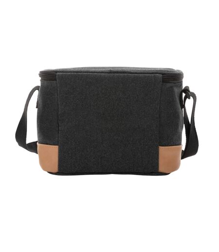 6l recycled canvas cooler bag one size black XD Collection
