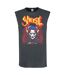 Unisex Adult Demoniac Ghost Sleeveless Tank Top Charcoal Amplified-1