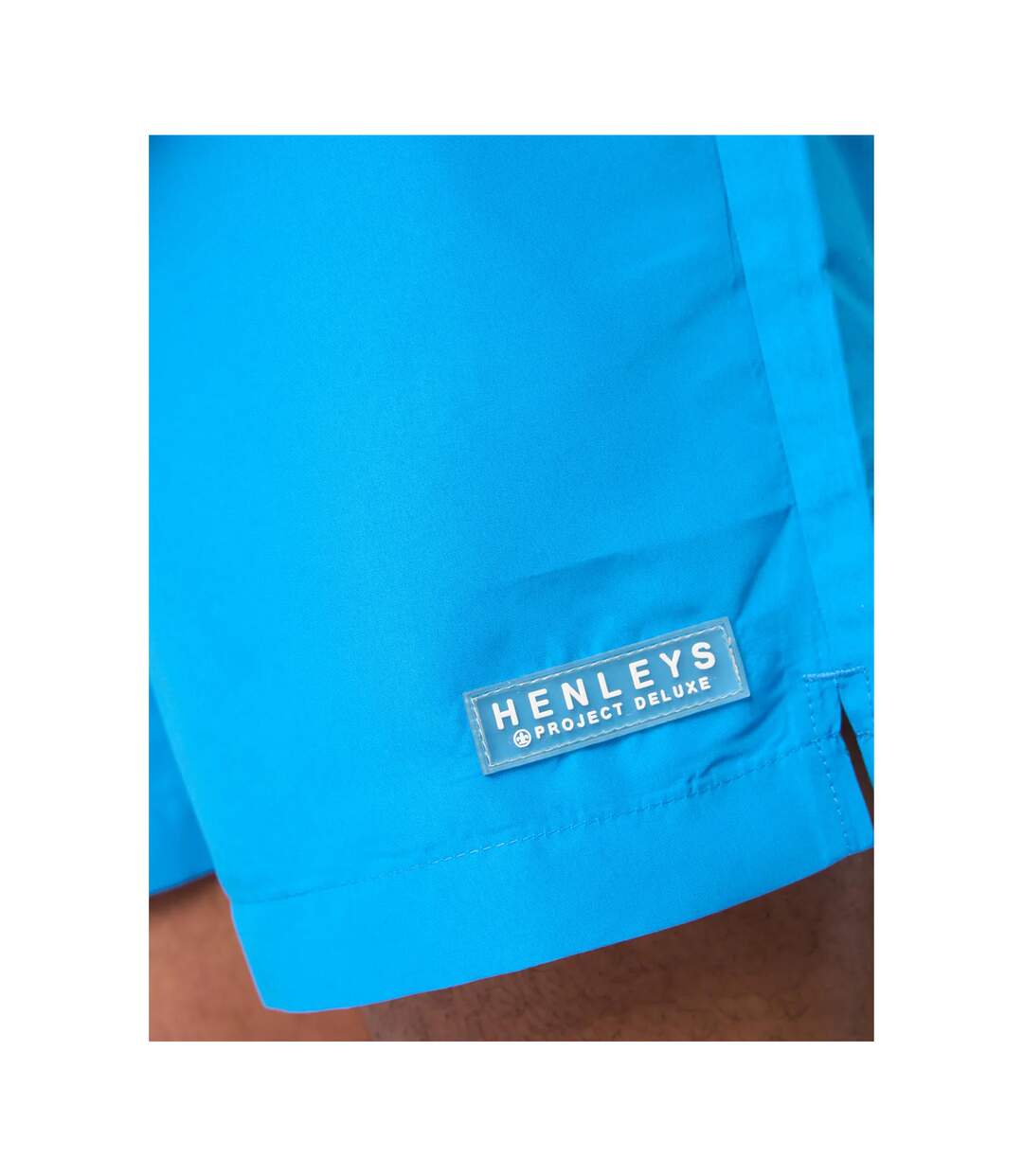 Short De Bain Henpool Homme Bleu Henleys-4