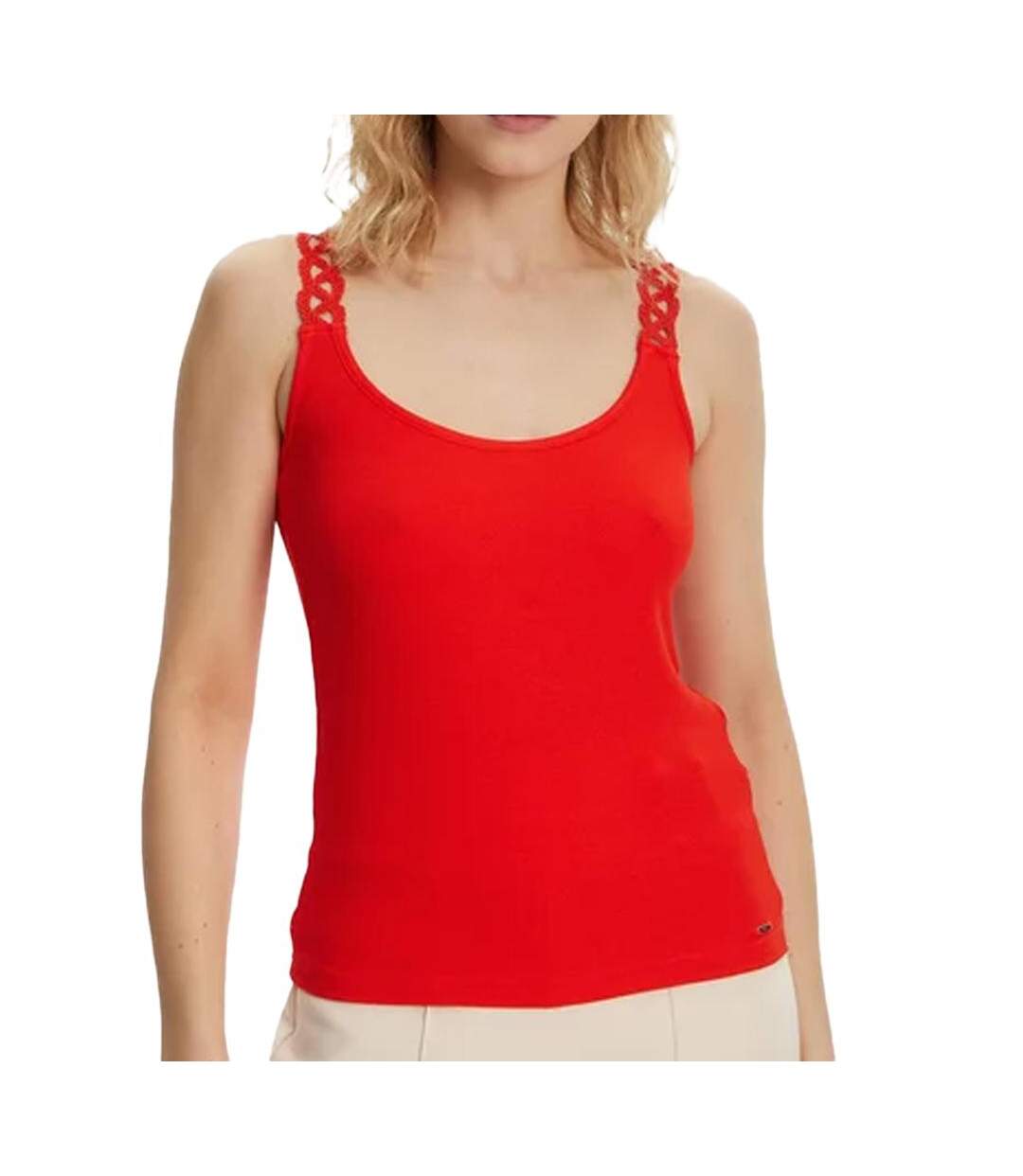 Débardeur rouge femme morgan doubi-1