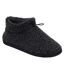 Dunlop - Chaussons bottines homme polaire teddy chauds anthracite-4