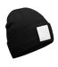 Bonnet Noir Blanc Beechfield-1