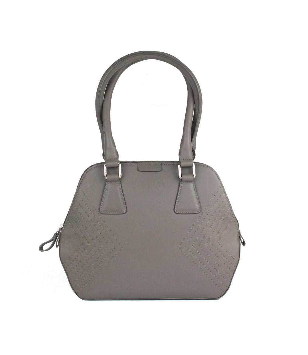 Womens/ladies twin handle bag one size grey Eastern Counties Leather-1