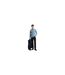 Mens Passerby Logo Long-sleeved Polo Shirt Light Blue Boss-1