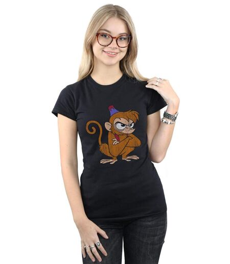 Disney - T-shirt ALADDIN CLASSIC ANGRY ABU - Femme (Noir) - UTBI15451