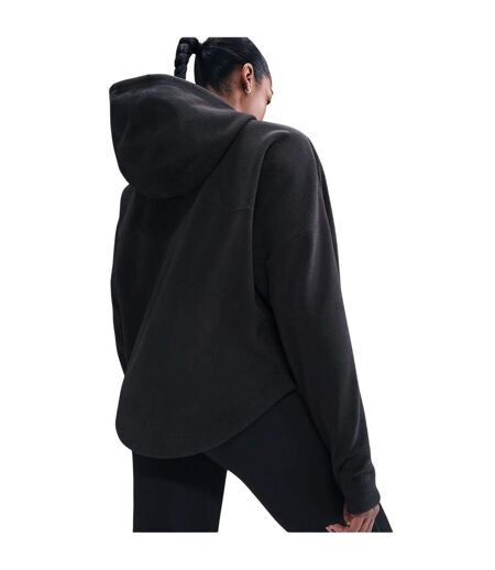 Womens/ladies Relaxed Fit Hooded Jacket Black Nike