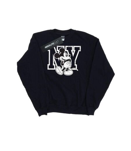 Disney - Sweat MICKEY MOUSE NY KICKING - Femme (Noir) - UTBI8748