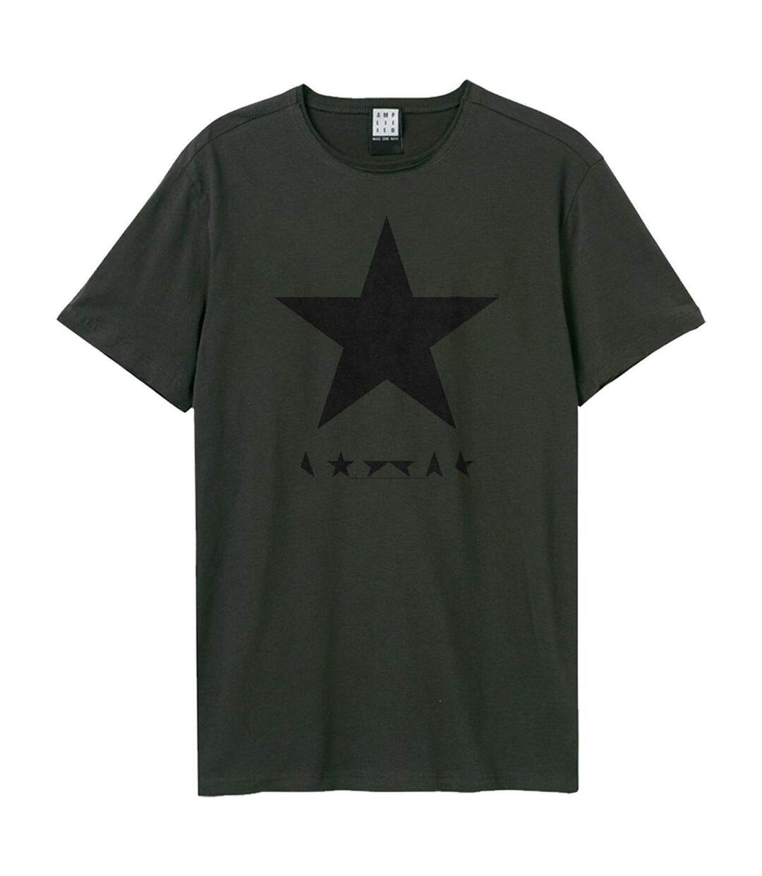 T-shirt Black Star Adulte Charbon Amplified-1