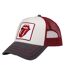 Casquette Trucker Beige Gris Rouge Foncé Amplified-3