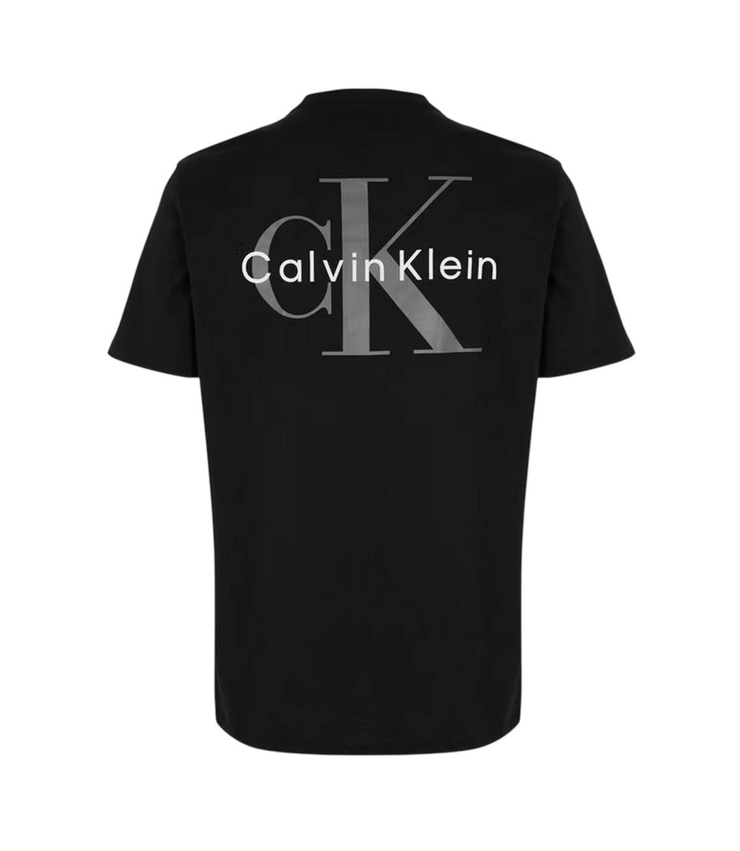 T-shirt Motif/style Monochrome Homme Noir Calvin Klein-3