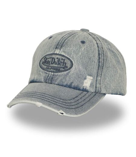 Casquette baseball adulte en jean avec effet destroy Jean Vondutch