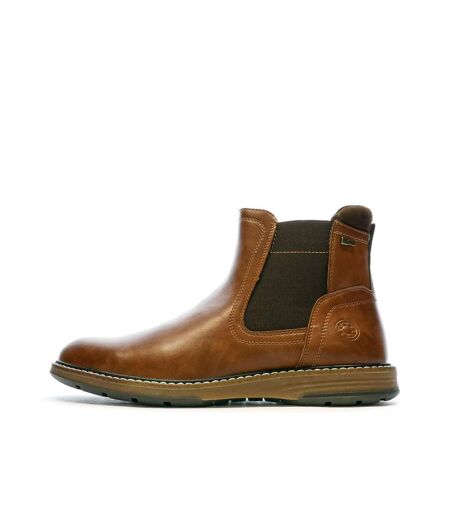 Bottines marron homme relife vielastic