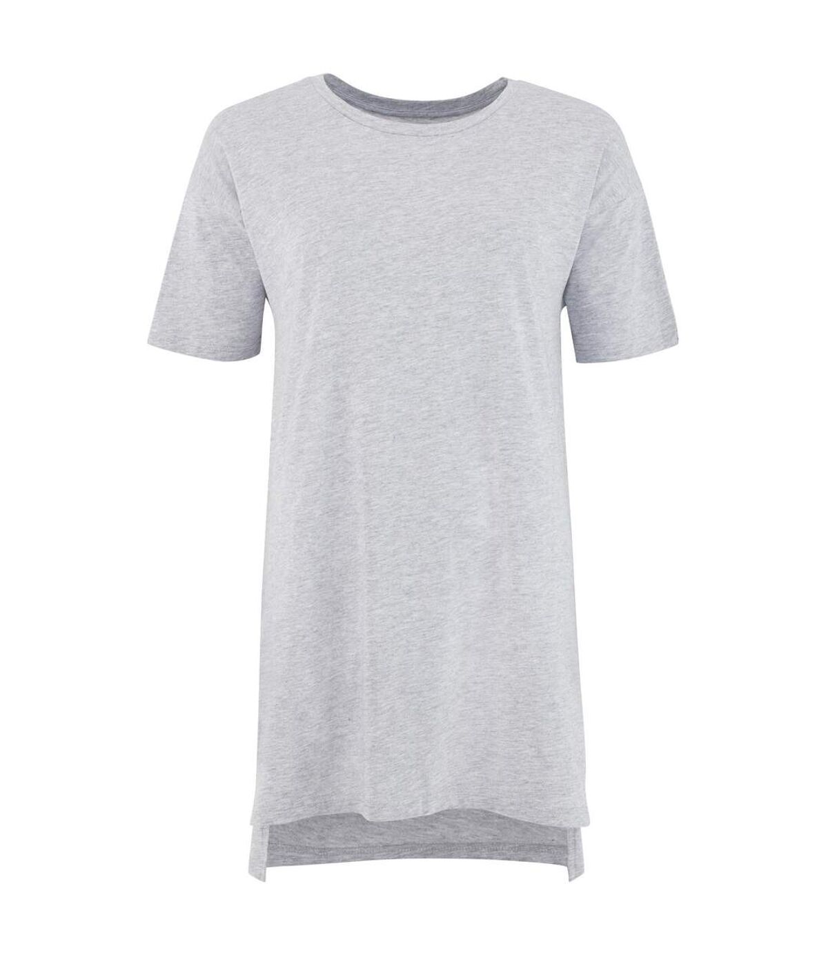 Comfy Co Womens/Ladies Oversized Sleepy T Short Sleeve Pajama T-Shirt (Heather Gray)