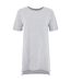 Comfy Co Womens/Ladies Oversized Sleepy T Short Sleeve Pyjama T-Shirt (Heather Grey) - UTRW5319