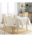 Nappe Jacquard Imprimé Azuline 140x250cm Naturel-4