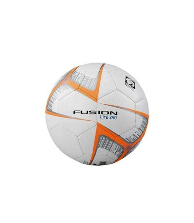 Ballon de foot fusion lite 6-8 ans blanc / orange Precision