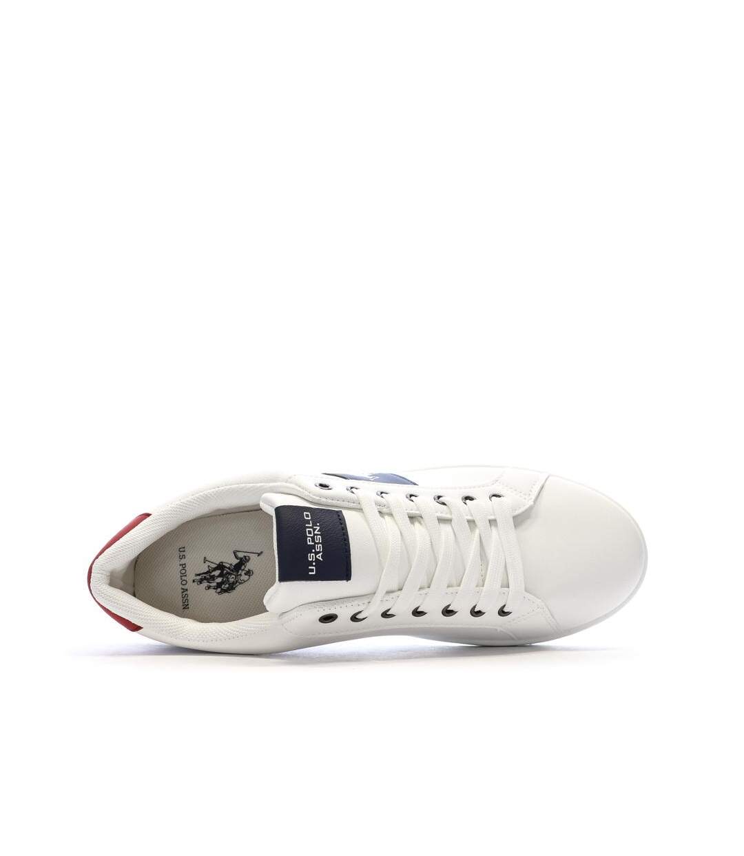 Baskets blanches/marines homme us polo assn sneaker-4