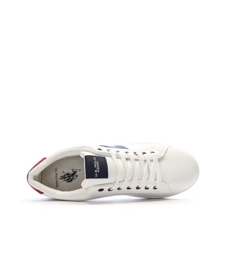 Baskets blanches/marines homme us polo assn sneaker