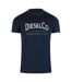 T-shirt Industries Homme Bleu Marine Foncé Diesel-1