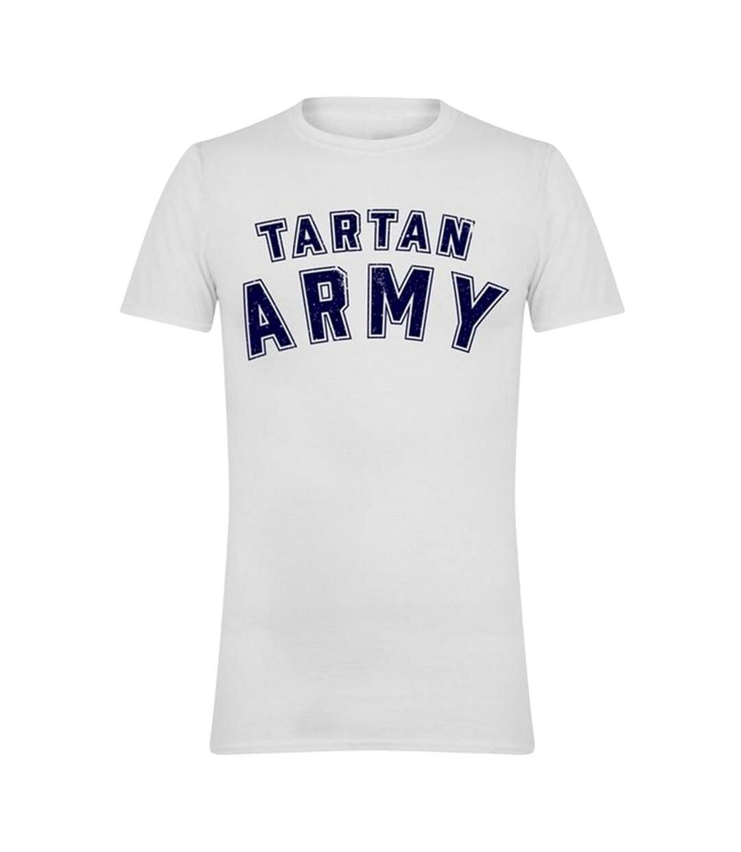 Mens Tartan Army Scotland T-shirt White AWD-1