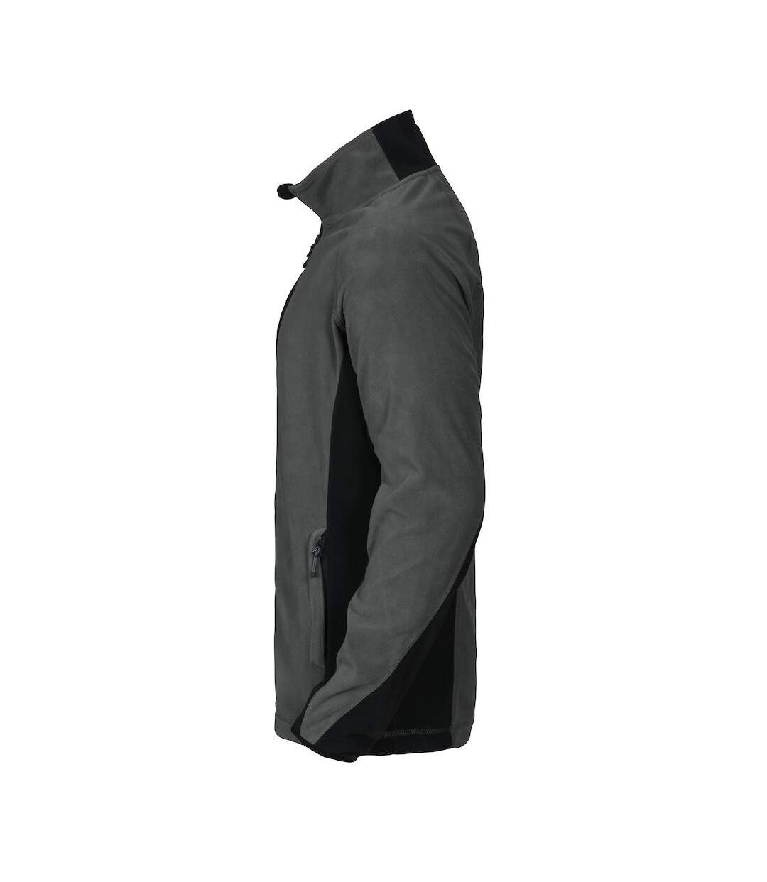 Mens Microfleece Jacket Grey Projob-3
