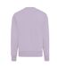 Unisex adult kruger recycled cotton crew neck relaxed fit sweatshirt lavender Iqoniq-2