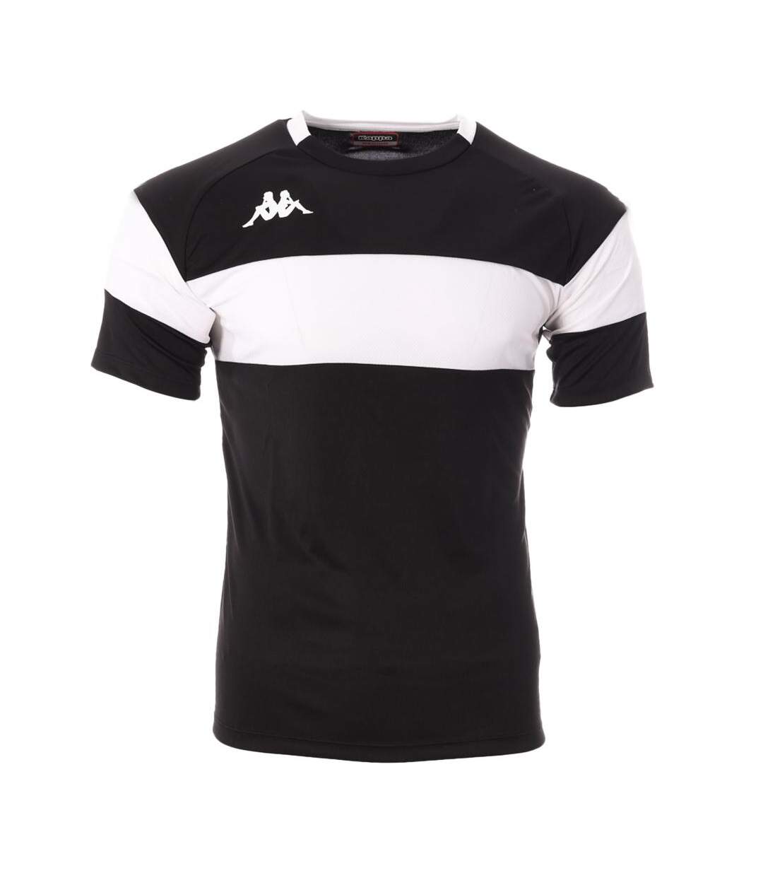 T-Shirt de sport noir/blanc homme kappa dareto 33133wwjr-1