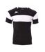 T-Shirt de sport noir/blanc homme kappa dareto 33133wwjr-1