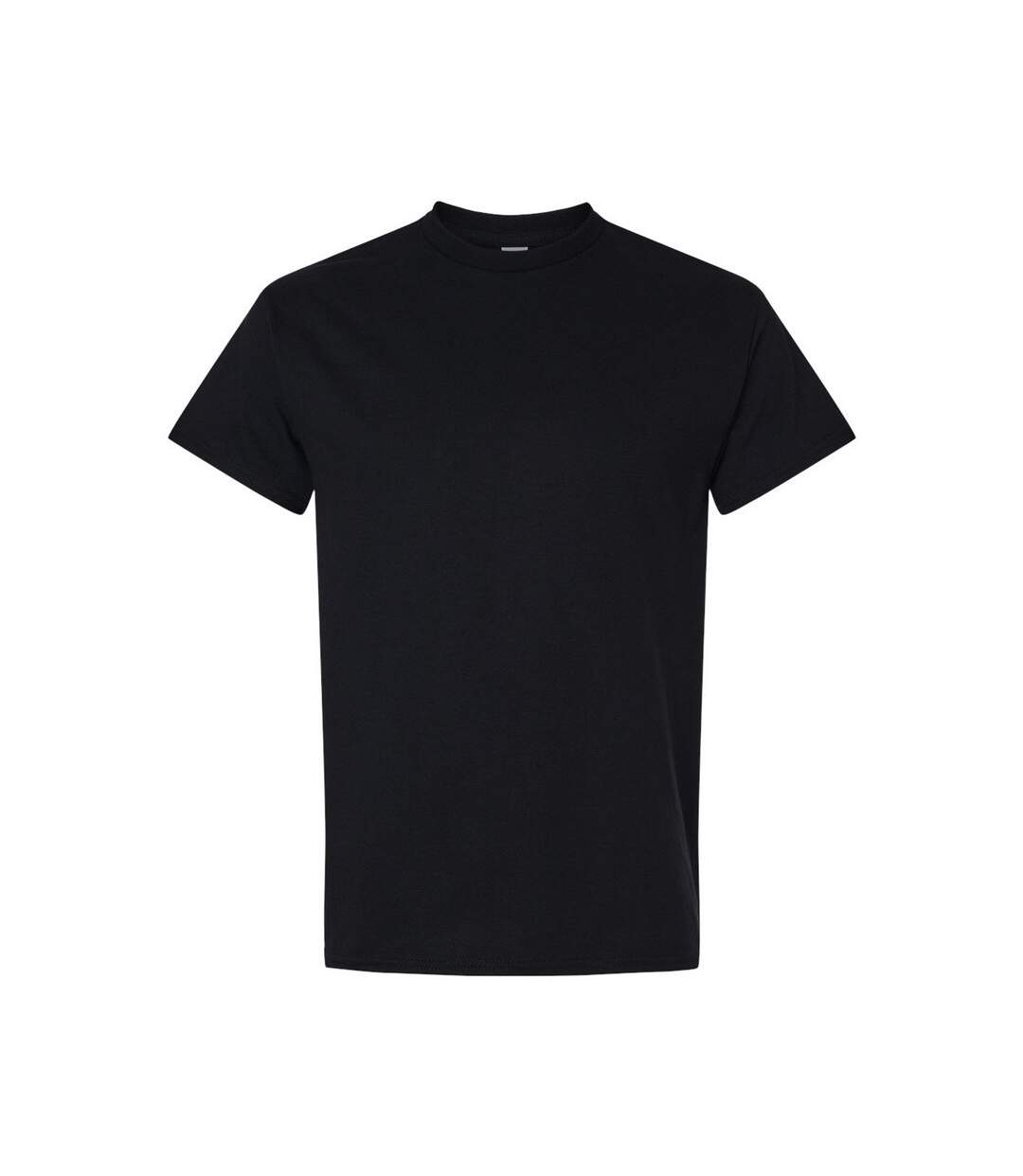 Mens Heavy Cotton T-shirt Black Gildan-1