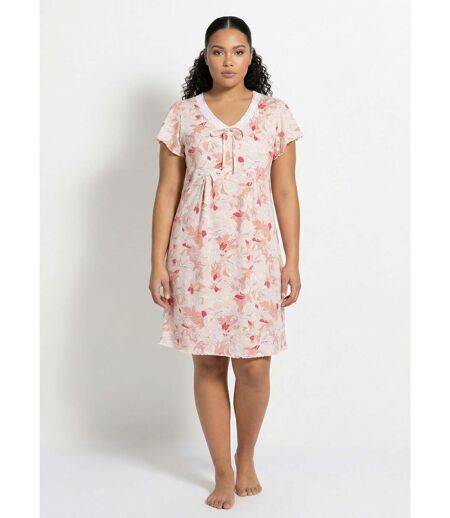 Chemise de nuit coton dentelle