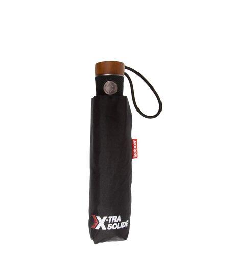 Isotoner Parapluie homme poignée travaillée en bois chic xtra solide et déperlant