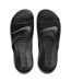 Mens Victori One Swoosh Sliders Black White Nike-3