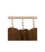 Déco Murale Feuilles en Tissu Odina 58cm Naturel-2