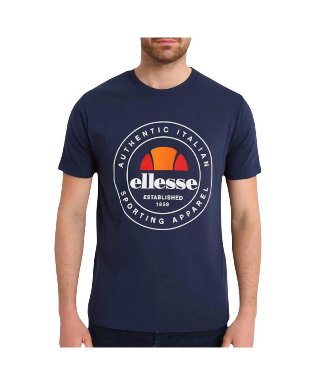 T-Shirt marine homme ellesse sj00-1