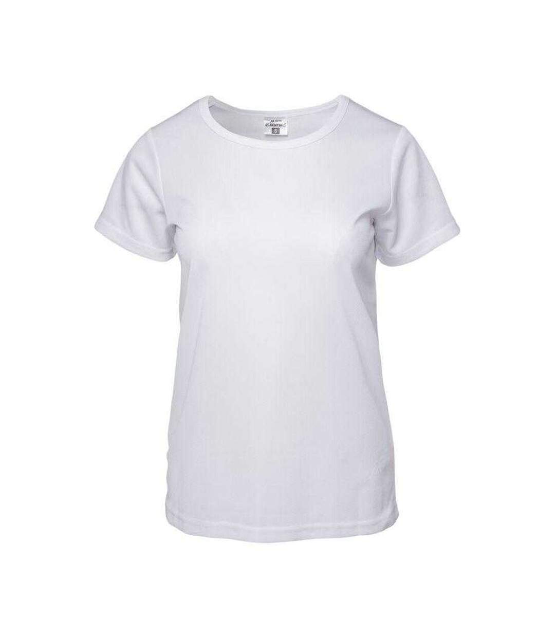 Womens/ladies Dillion T-shirt White Martes-1