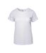 Womens/ladies Dillion T-shirt White Martes-1