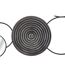 Décoration Murale 3 Miroirs Triby 106cm Noir & Marron-2