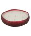 Bougie Parfumée Déco Livia 19cm Oud Amber Rouge-1