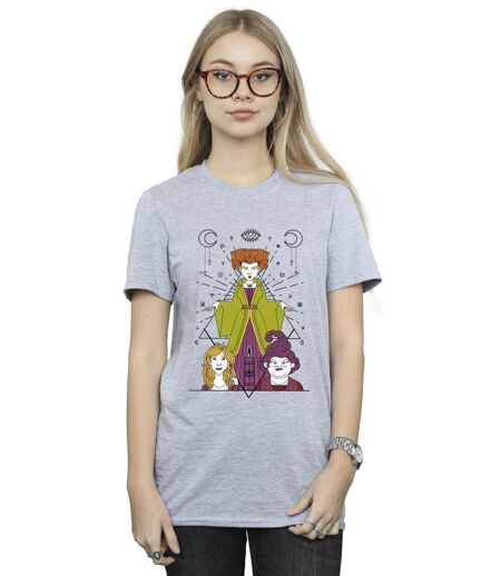 Disney Femme/Les femmes - T-shirt boyfriend en coton Hocus Pocus Candle (Gris sportif) - UTBI20319