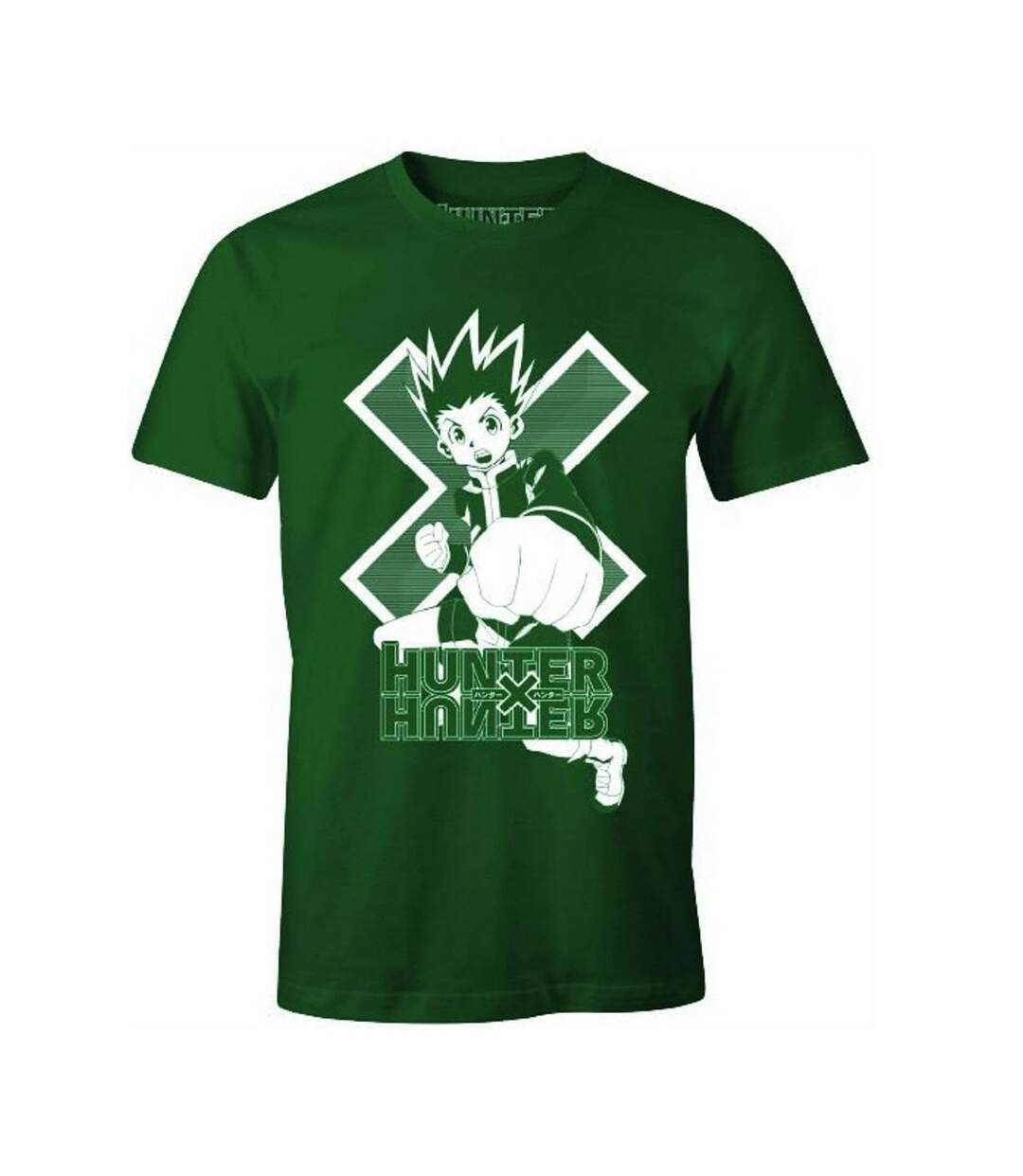 T-shirt Motif Gon Freecss Motif/style Monochrome Homme Vert Hunter X Hunter-2