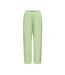 Pantalon droit fluide vert femme jdy bravo pleat - l-1
