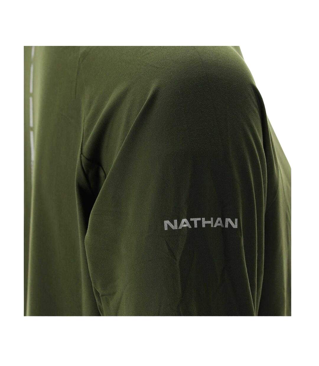 T-shirt Manches Raglan Tempo Homme Vert Sombre Chiné Nathan-3