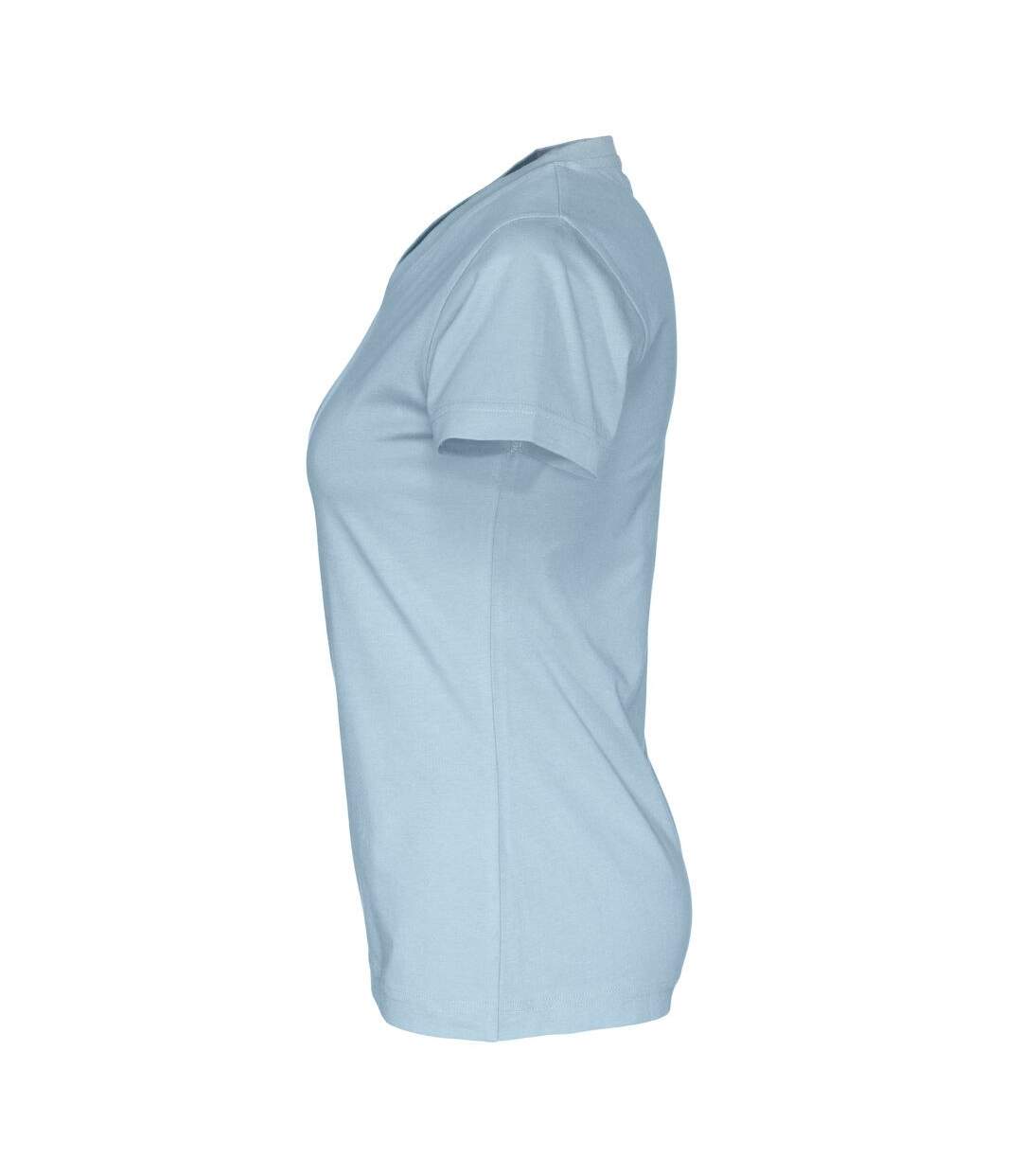 T-shirt Femme Bleu Ciel Cottover-2
